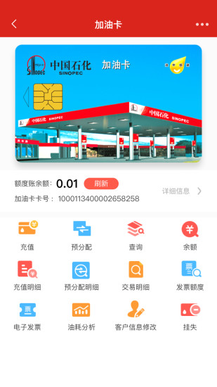 中國(guó)石化加油卡網(wǎng)上營(yíng)業(yè)廳ios版 v3.2.6 官方iphone版 3
