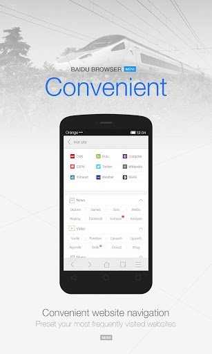 手機百度瀏覽器迷你版(Baidu Mini) v1.1.0.1 安卓海外版 0