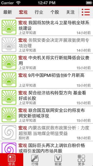 上證報快訊iphone版客戶端 v1.5.2 蘋果手機版 1