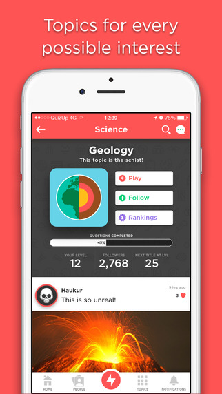 QuizUp iphone版((知識(shí)競(jìng)猜)) v2.0.1 蘋(píng)果手機(jī)版 0
