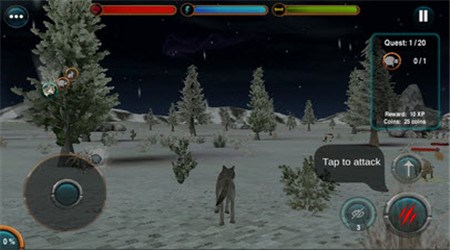 憤怒的狼模擬器無限金幣修改版(Angry Wolf Simulator 3D) v1.1 安卓版 0