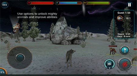 憤怒的狼模擬器無限金幣修改版(Angry Wolf Simulator 3D) v1.1 安卓版 2