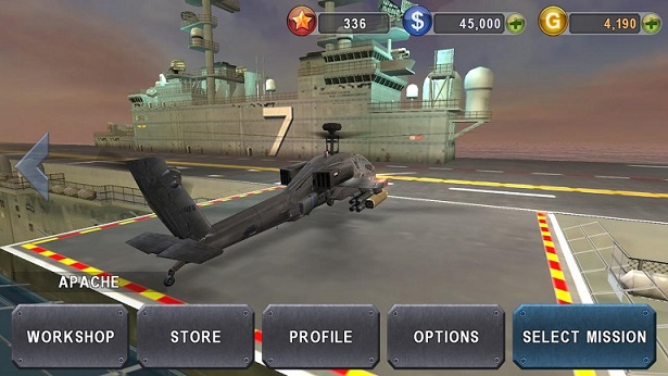 炮艇戰(zhàn)3D直升機修改版(GUNSHIP BATTLE) v2.2.9.0 安卓版 0