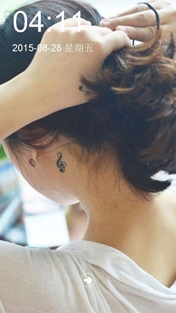 唯美紋身情感鎖屏3