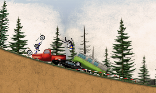火柴人下坡越野摩托車(chē)(Stickman Downhill - Motocross) v2.0 安卓版 0