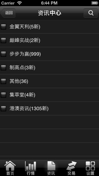 中信金通金翼手機(jī)證券iphone版 v2.8 蘋(píng)果手機(jī)版 1