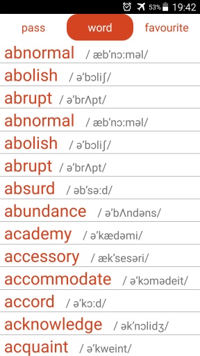 英語六級單詞表(CET6 Word) v1.0 安卓版 0