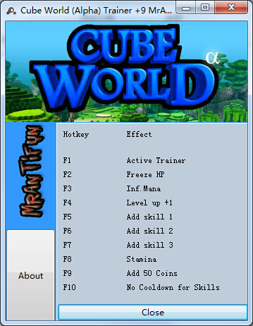 魔方世界十項修改器 綠色版 0