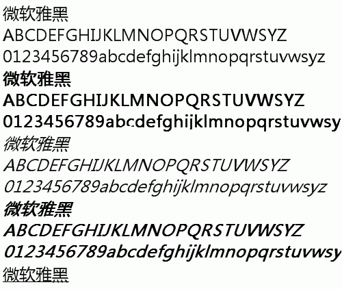 微軟雅黑字體 for mac v1.0 蘋(píng)果電腦版 0