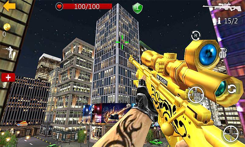 3D狙擊殺手2內(nèi)購修改版 v1.0.8 安卓無限金幣版 1