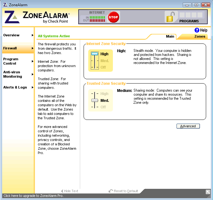 ZoneAlarm下載