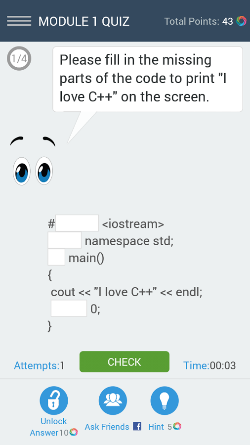 學(xué)習(xí)C++(編程入門) v4.5.2 安卓版 2
