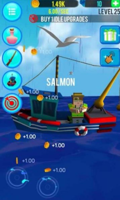 釣魚點擊者免費版(Fishing Clicker) v1.0.0 安卓無限鉆石漢化版 1