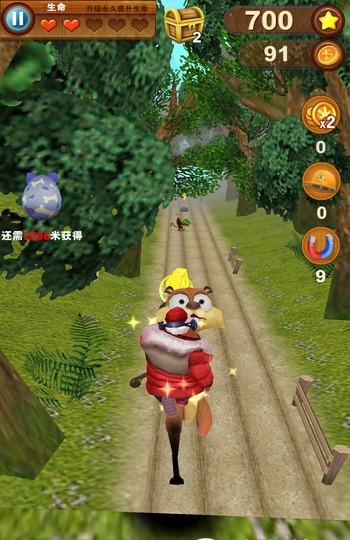 熊出沒之熊大快跑圣誕修改版 v2.7.9 安卓無限金幣鉆石版 2
