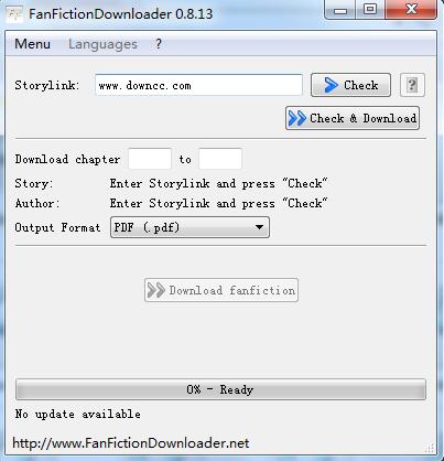 FanFiction小說(shuō)下載器 v0.8.13 官方版 0