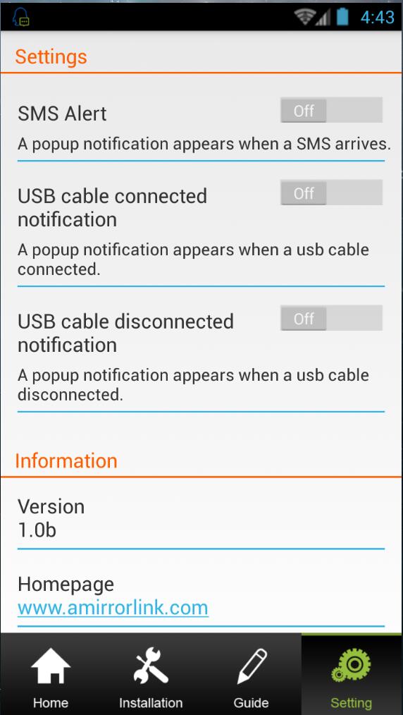 安卓MirrorLink(Android MirrorLink) v1.0.0.1 安卓版 2