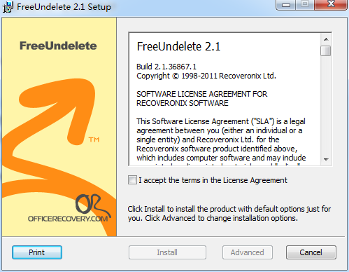 FreeUndelete(數(shù)據(jù)恢復(fù)軟件) v2.1.36867.1 官方版 0