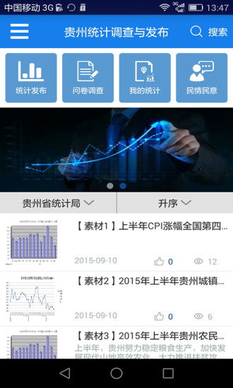 貴州統(tǒng)計(jì)發(fā)布ipad