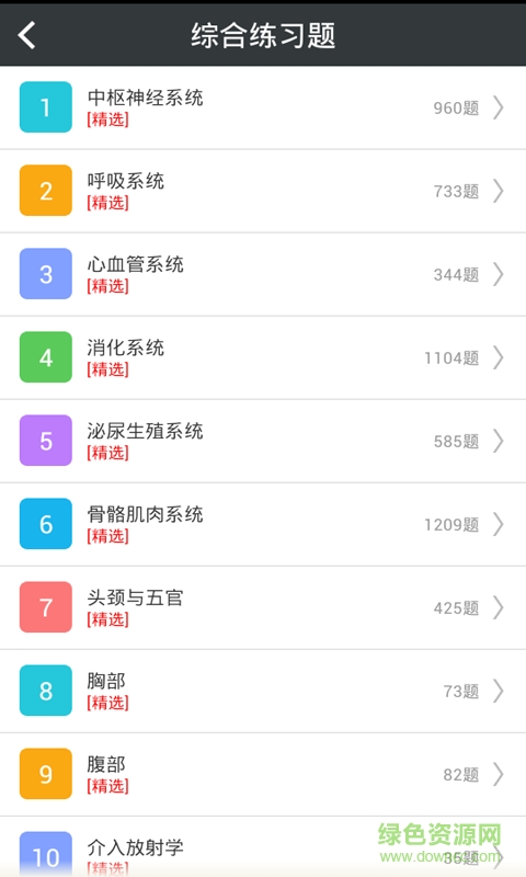 放射醫(yī)學高級職稱總題庫 v2.1 安卓版 1