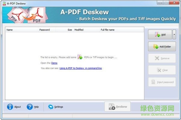 掃描圖像傾斜校正軟件(A-PDF Deskew) V3.5.4 免費(fèi)版 0
