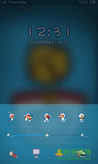 哆啦A夢閃電鎖屏主題手機版 v1.0 安卓版 0