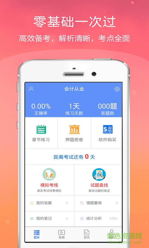 會(huì)計(jì)從業(yè)金考點(diǎn)app(刷題神器) v2.15 安卓版 1