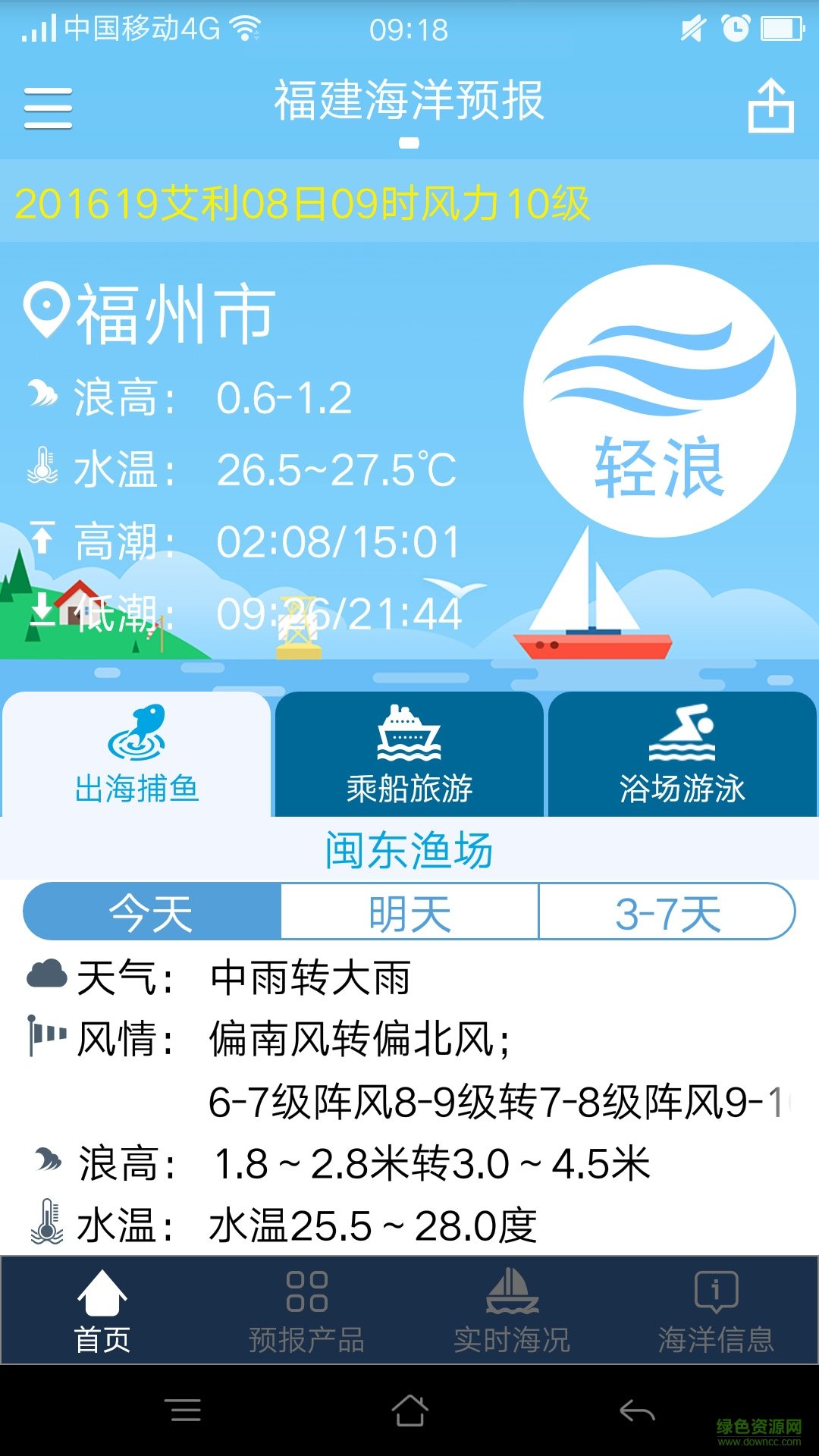 福建海洋預(yù)報最新版下載