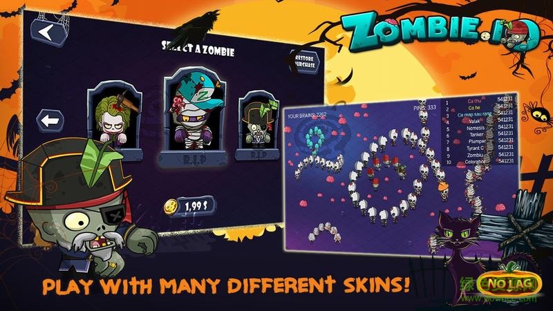 萬(wàn)圣節(jié)獵人內(nèi)購(gòu)修改版(Zombie.io) v1.8 安卓無(wú)限金幣版 0