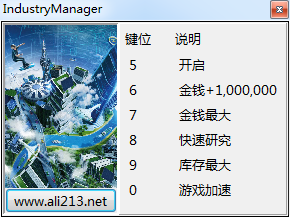 工業(yè)經(jīng)理未來科技五項修改器 v1.0.0 官方最新版 0