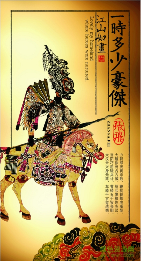 三國(guó)經(jīng)典人物海報(bào)