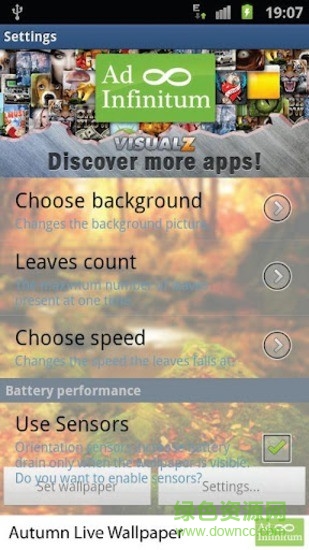 金色秋天動態(tài)壁紙客戶端(Autumn Live Wallpaper) v1.13 安卓版 0