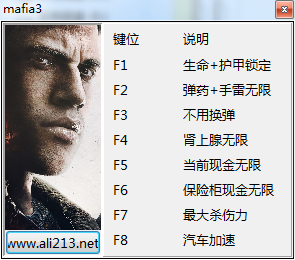 四海兄弟3八項(xiàng)修改器 v1.0.0 綠色通用版 0