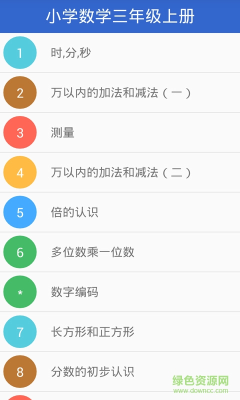 小學(xué)數(shù)學(xué)三年級上冊