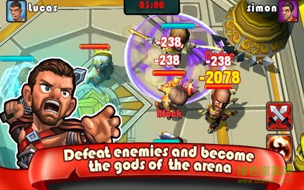 競(jìng)技召喚手機(jī)版((斯巴達(dá)克斯:戰(zhàn)神 HDCall Of Arena HD)) v1.11 安卓版 2