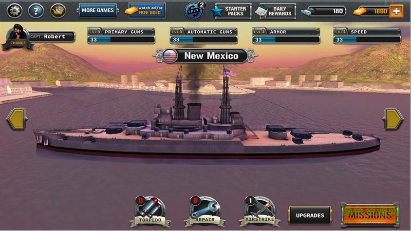 戰(zhàn)艦太平洋中文修改版(Ships of Battle: The Pacific War) v1.50 安卓無限金幣版 3