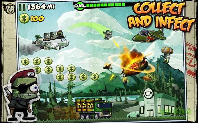 王牌僵尸飛行員手游(Zombie Ace) v1.5.0 安卓版 1