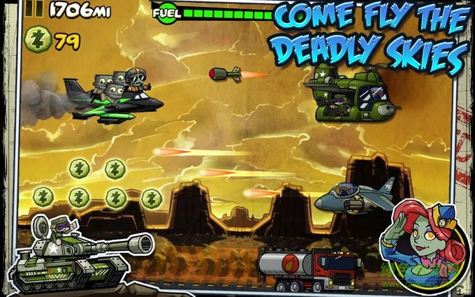 王牌僵尸飛行員手游(Zombie Ace) v1.5.0 安卓版 2