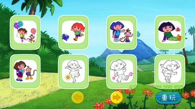 愛(ài)探險(xiǎn)的朵拉填色 v2.1 安卓版 2