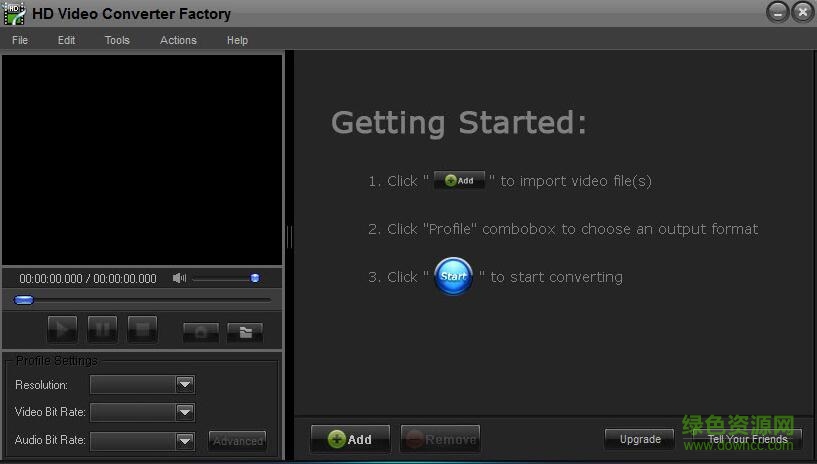 高清視頻轉(zhuǎn)換工廠(HD Video Converter Factory)0