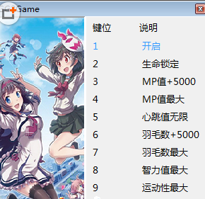 少女射擊vv 10項修改器 v1.0 綠色版 0