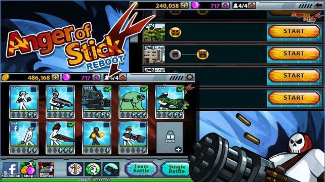憤怒的火柴人4中文修改版 v1.1.1 安卓版 1