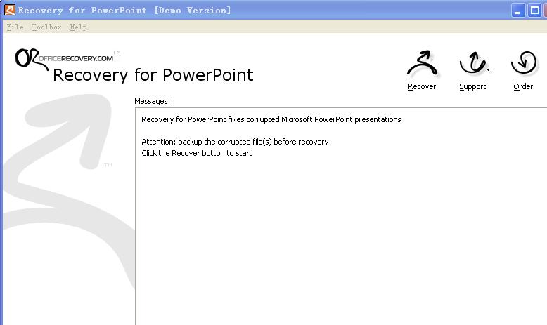 recovery for powerpoint修改版(ppt文件修復工具)0