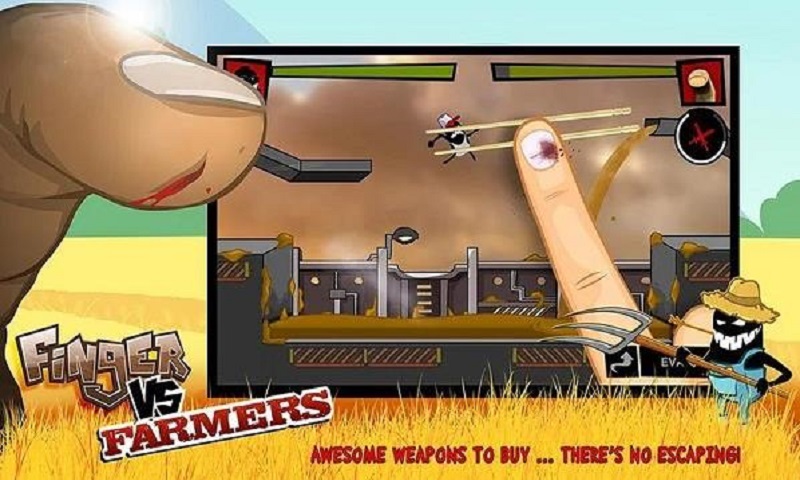 手指大戰(zhàn)農(nóng)夫(Finger Vs Farmers) v1.3.4 安卓版 0