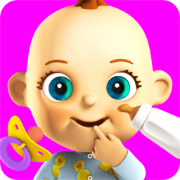 會說話的雙胞胎寶寶游戲(Talking Baby Twins)