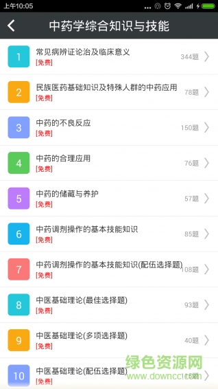 執(zhí)業(yè)中藥師總題庫app下載