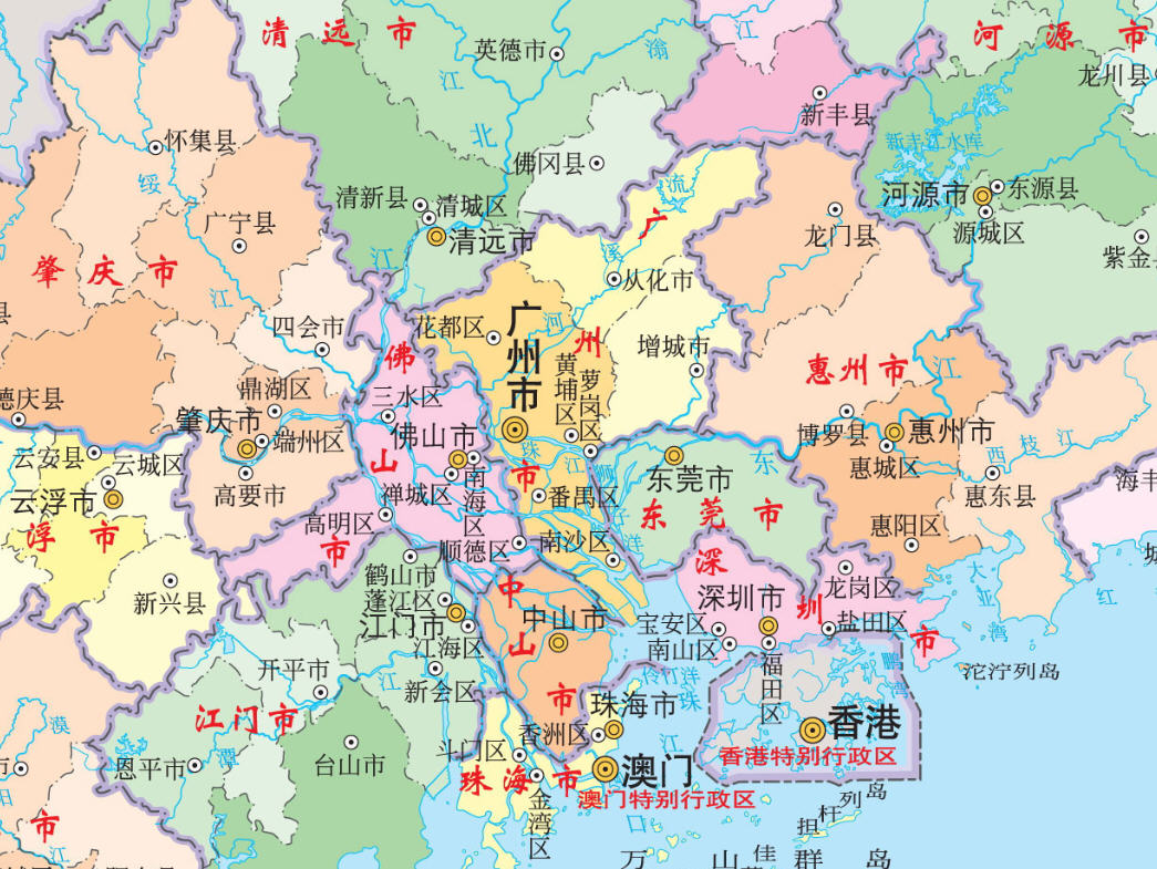 廣州市地圖高清版  0