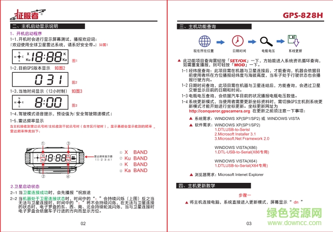 征服者828h說明書