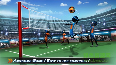 火柴人排球2016無限金幣版(Stickman Volleyball) v1.1 安卓版 1