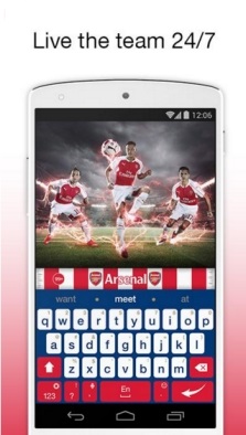 阿森納官方輸入法手機(jī)版(Arsenal Official Keyboard)1
