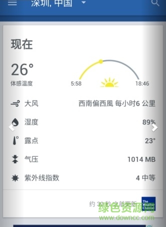 三星手機天氣預(yù)報(The Weather Channel for Samsung) v1.4.0 安卓版 1